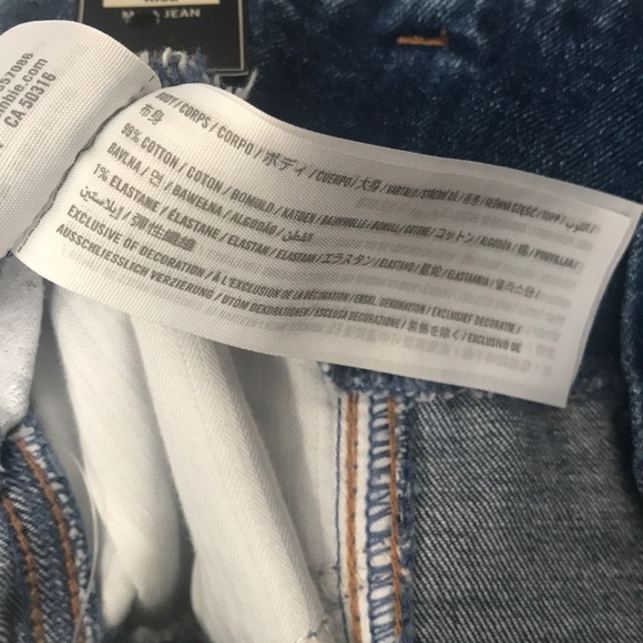 NWT- Abercrombie & Fitch- Mom Jean - 30/10 & 32/14 - Picture 9 of 9